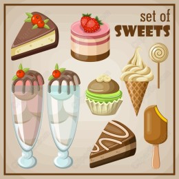 Set of Sweets