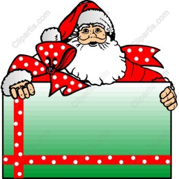 Santa's Gift Banner