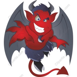 Whimsical Red Devil