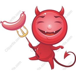 Sizzling Devil Clipart