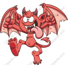 Playful Red Devil