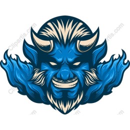 Fierce Blue Beast