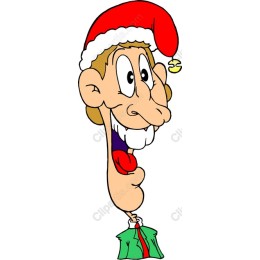 Cheerful Holiday Character