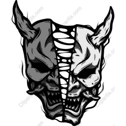 Dual-Faced Demon Mask