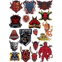 Demonic Bundle - Cliparts Collection