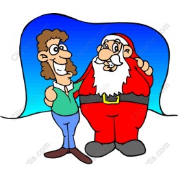 Santa Claus & Cheerful Companion