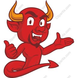 Playful Red Devil