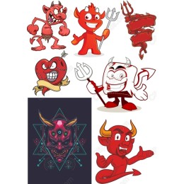 Charming Devil Clipart Bundle