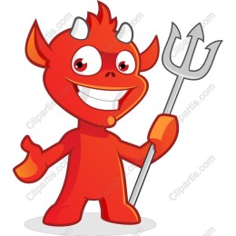 Cheerful Red Devil