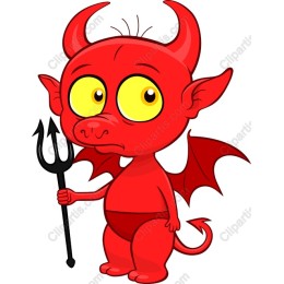 Cute Cartoon Devil