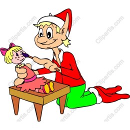 Whimsical Elf Painting Doll