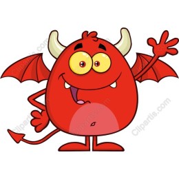 Cheerful Red Devil