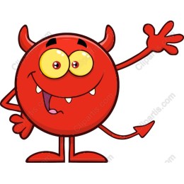 Cheerful Red Monster