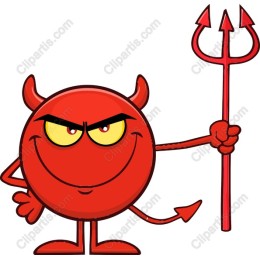 Playful Red Devil