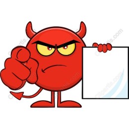 Angry Devil Character