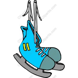 Blue Ice Skates