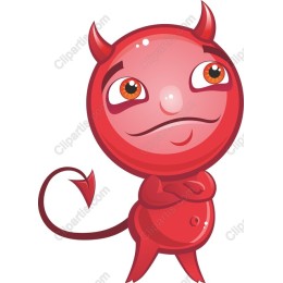Charming Cartoon Devil