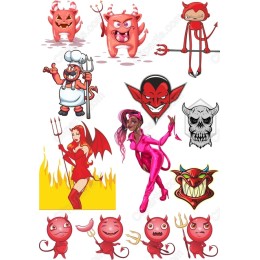 Devilish Clipart Bundle - Playful