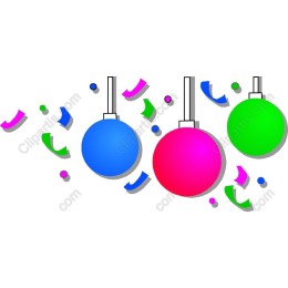 Colorful Holiday Ornaments