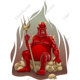 Menacing Red Demon