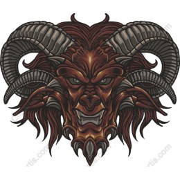 Fierce Ram Head