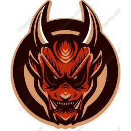 Menacing Demon Skull