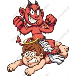 Heavenly Havoc: Devil vs. Angel