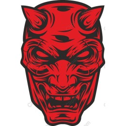 Red Demon Mask