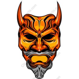 Fiery Demon Mask