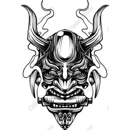 Fierce Japanese Mask
