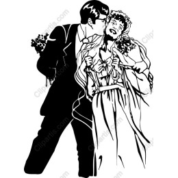 Elegant Wedding Couple