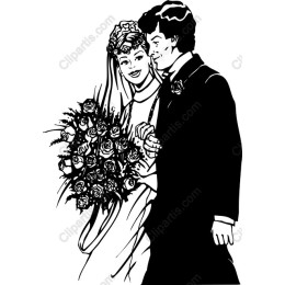 Elegant Wedding Couple
