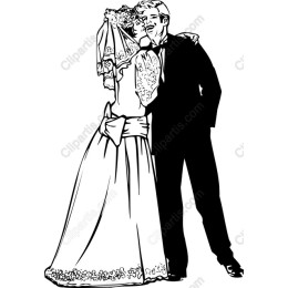 Elegant Wedding Couple