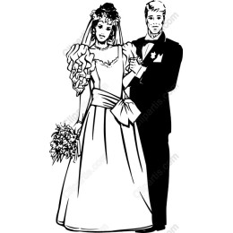Elegant Wedding Couple