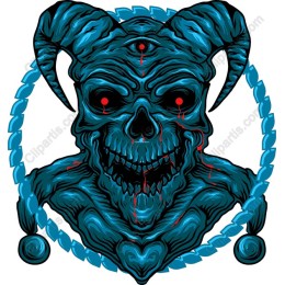 Sinister Jester Skull