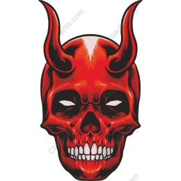 Red Devil Skull work