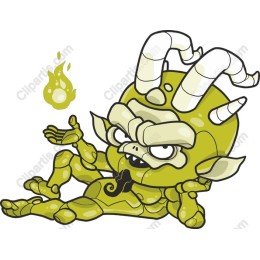 Charming Goblin with Flame