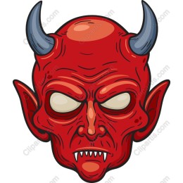 Red Demon Skull