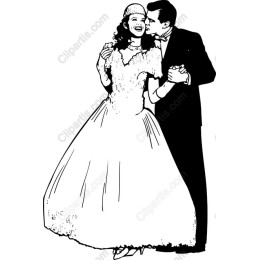 Vintage Wedding Couple