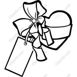 Heart-Shaped Gift with Bow