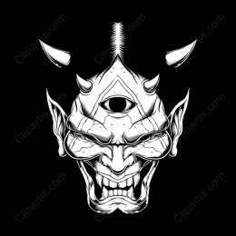 Mystical Demon Face