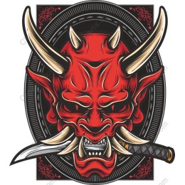 Japanese Oni Mask