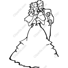 Elegant Wedding Couple