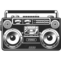 Classic Retro Boombox