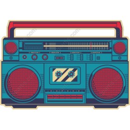Retro Boombox work