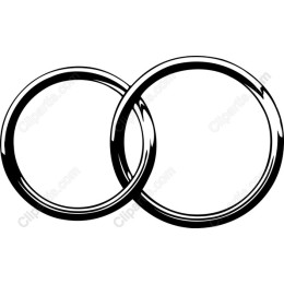 Intertwined Wedding Rings