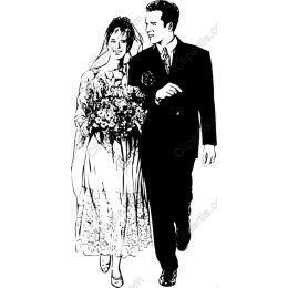 Elegant Wedding Couple