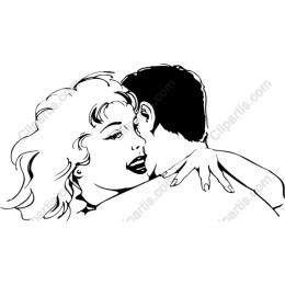 Romantic Couple Embrace