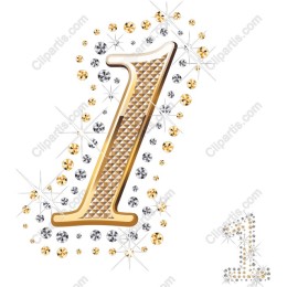 Golden Number 1 Crystal