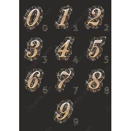 Glittering Numbers Bundle (0-9)